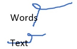 delete text